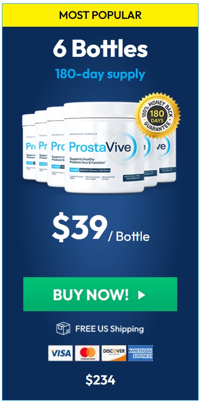 ProstaVive 6 Bottle